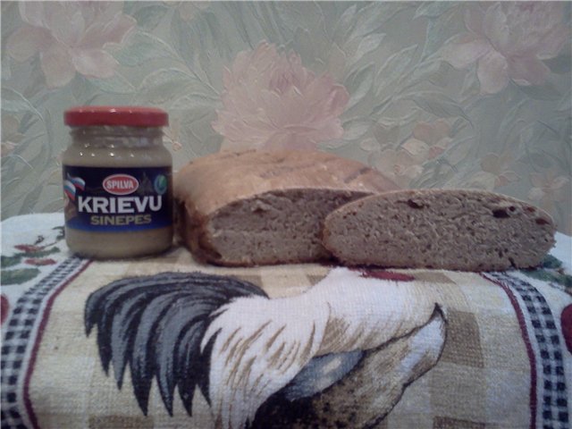 Electrolux EBM8000 Wheat-rye bread with mustard and oatmeal