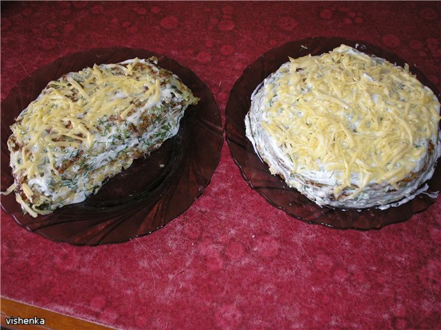 Zucchini Pancake Cake Snack
