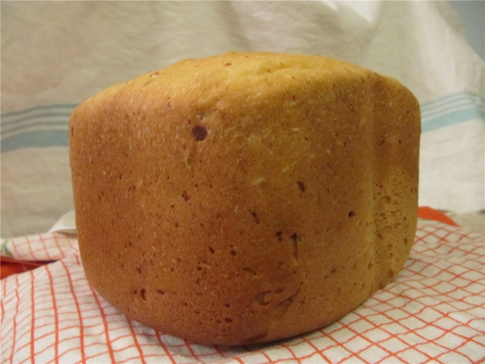 بورك. خبز الجبن في صانع الخبز