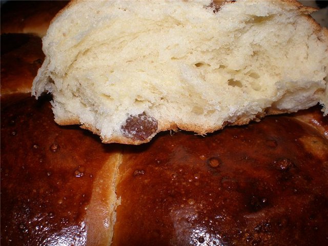 High-calorie buns (GOST recipe in a bread machine)