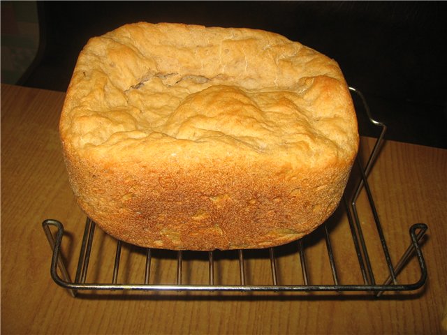 خبز الحنطة السوداء مع دقيق الحبوب الكاملة