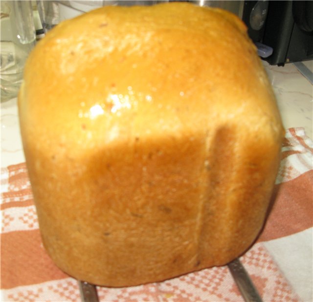 Dille-uienbrood (broodbakmachine)