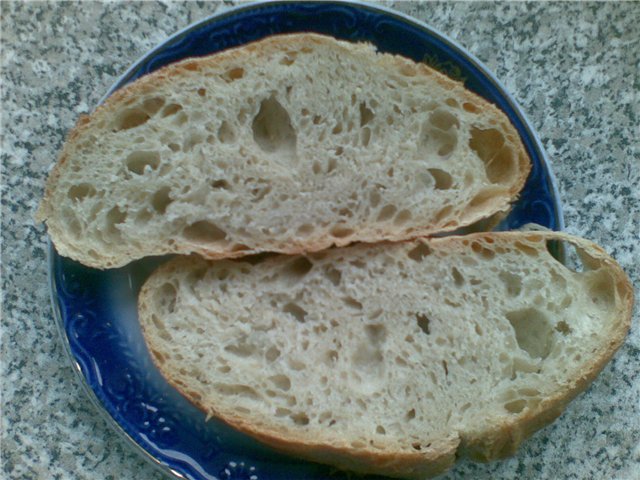 Rustykalny cudowny chleb (piekarnik)