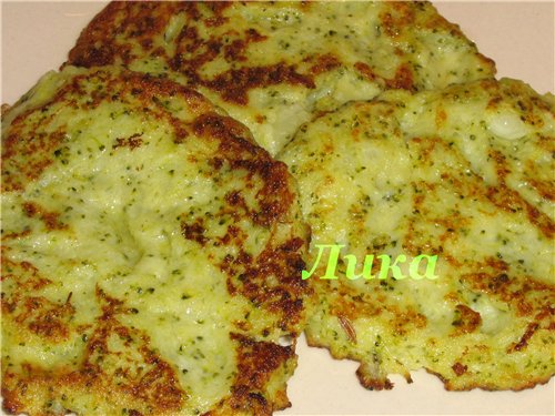 Potatoes with broccoli