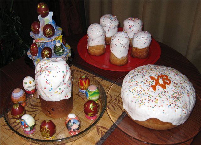 Easter cakes. Collection of recipes for Easter cakes