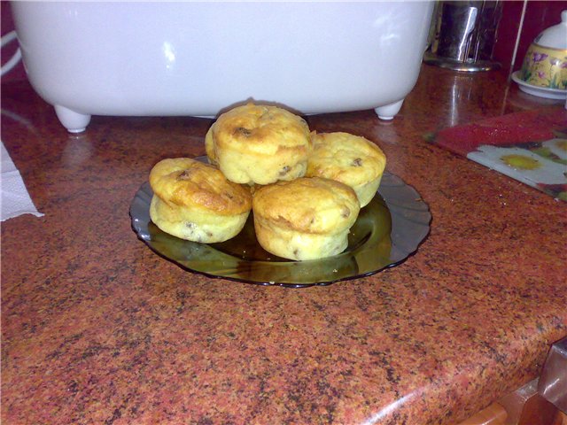 Túrós muffinok