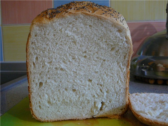 خبز العجين المخمر الفرنسي في صانع الخبز