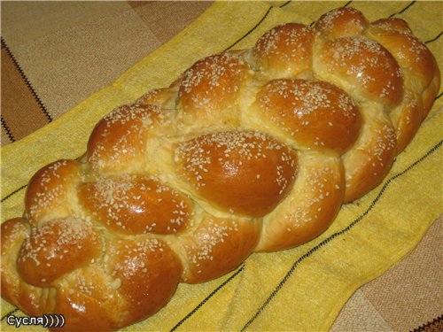 Challah festivo a Rosh Hashanah
