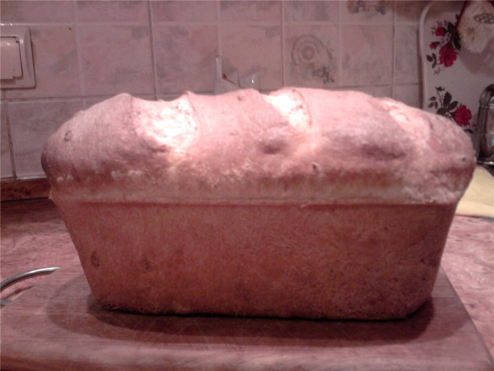 לחם חיטה מחמצת "Stolovyi" מבית Admin (בתנור)