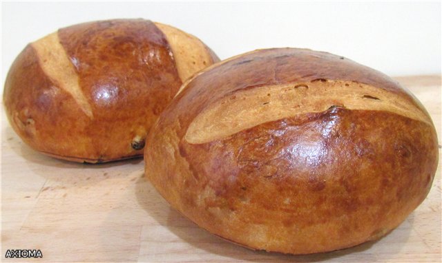 Dnepropetrovskaya-broodje in de oven volgens GOST