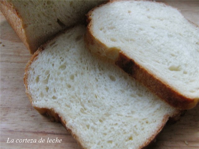 Chleb mleczny La corteza de leche (piekarnik)