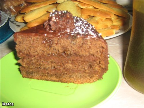 עוגת שוקולד עם כמהין