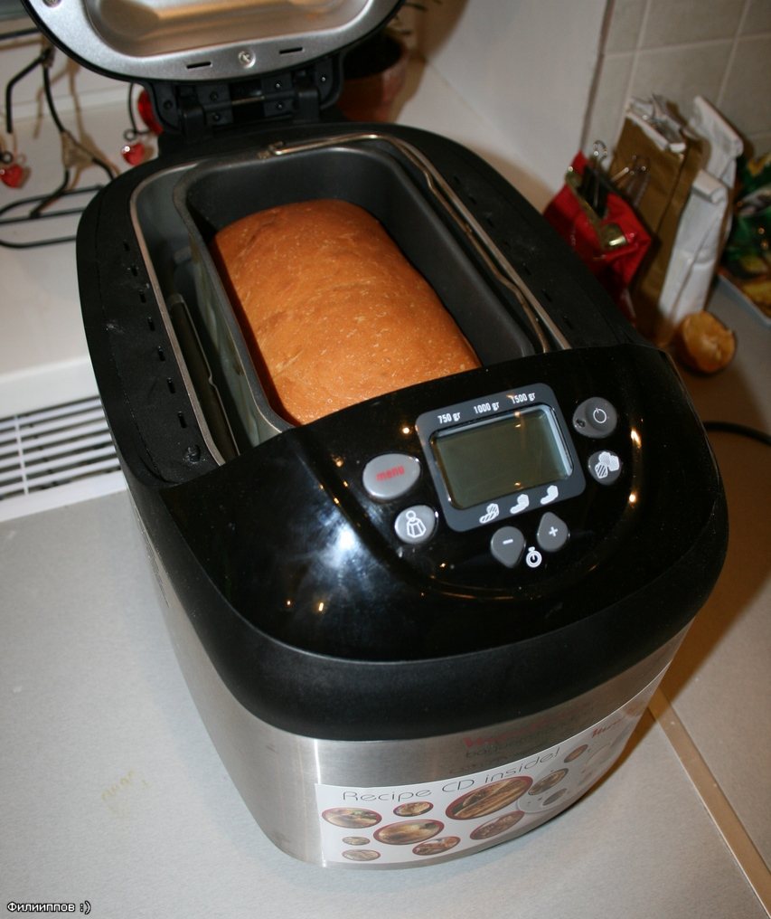 Tarwe- en roggebrood Stemming in de broodbakmachine