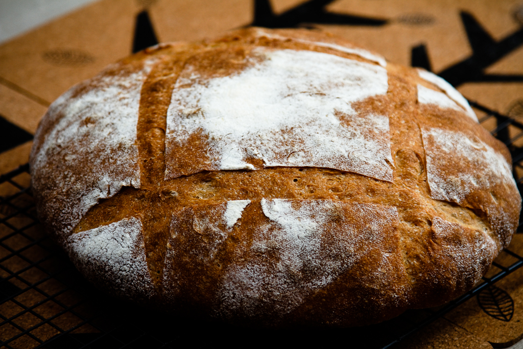 Bretons brood (Pain de Breton) in de oven