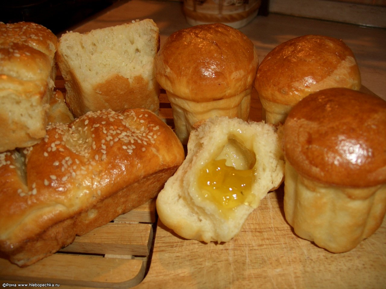 Wheat curd bread "Delicate" (oven)