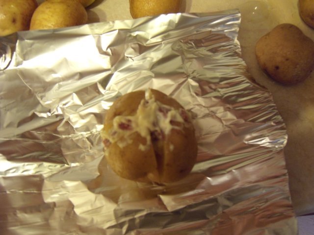 Patatas picantes al horno