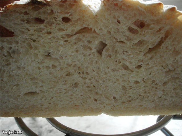 خبز العجين الناضج (بالفرن)