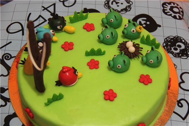 Angry Birds sütemények