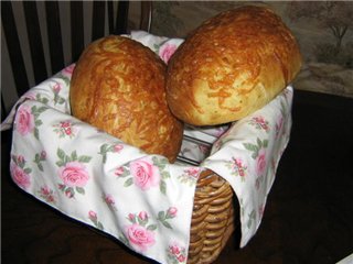 Pan plano con queso feta