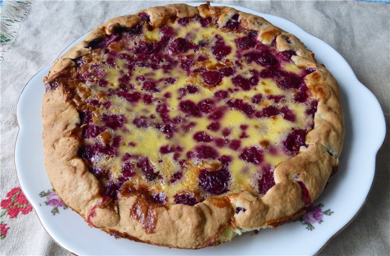 Raspberry tart (Princess pizza maker)