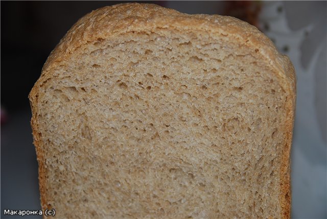 Pan integral con harina de linaza, yo mismo haré levadura
