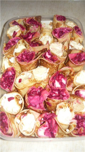 Bouquet da sposa torta pancake