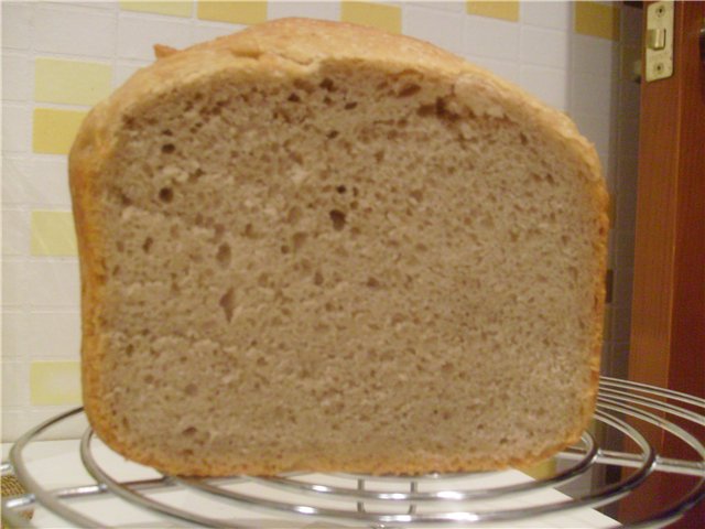 Buckwheat bread Fluffy (bread maker)