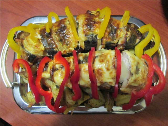 Aromatic Baked Mackerel with Onions