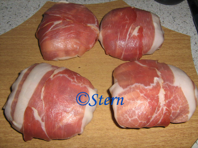 Chicken Breasts in Bacon Wrap