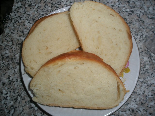 Pan blanco canadiense (horno)