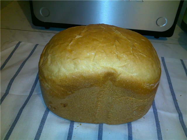 Baking in the Bork bread maker