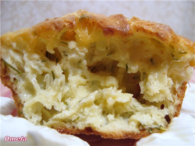 Cheesecake con erbe e formaggio al forno