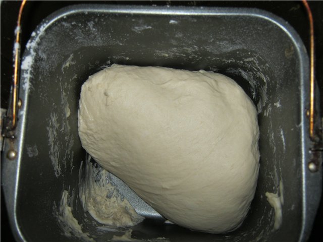 Biały chleb z pieczonym jabłkiem (wypiekacz do chleba)