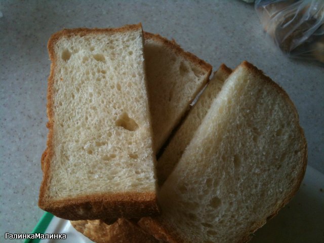 לחם טוסט ביצרן לחם