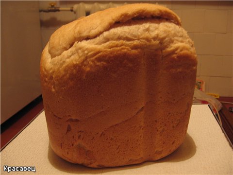Volkoren eeuwig brood in een broodbakmachine