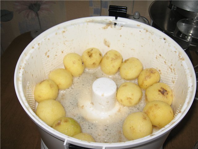 Peladora de patatas eléctrica