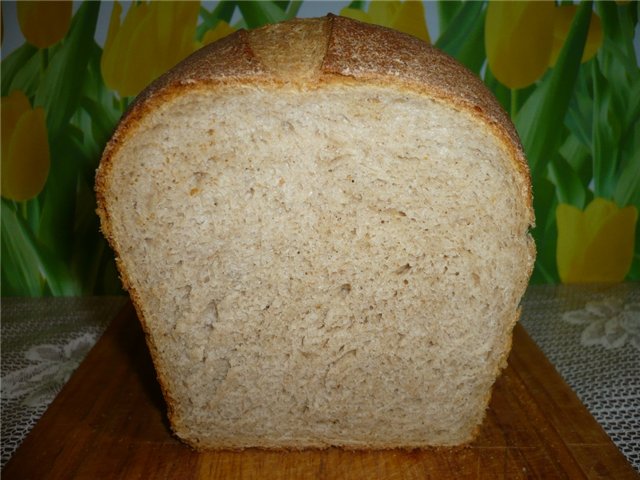 Buckwheat bread with buckwheat sourdough