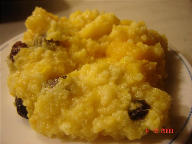 Pumpkin - millet porridge with pumpkin (Panasonic SR-TMH 18)