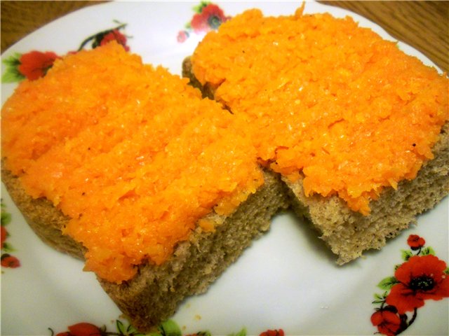 Caviar de zanahoria tunecino