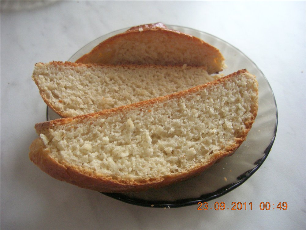 Pan de avena de trigo (horno)
