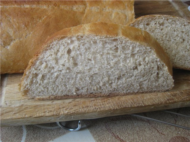 Bardzo prosty chleb pszenny