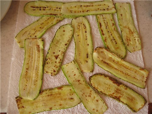 Zucchini rolls