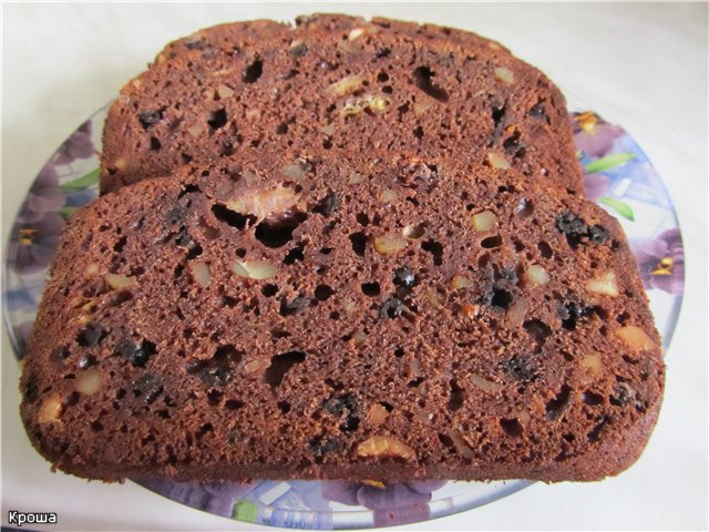 Chocolate banana cupcake