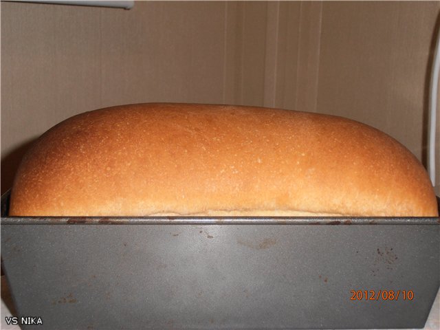 Wheat bread "Air" (in the oven)