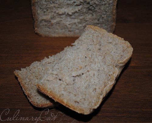 خبز القمح الجاودار عادي في صانع الخبز