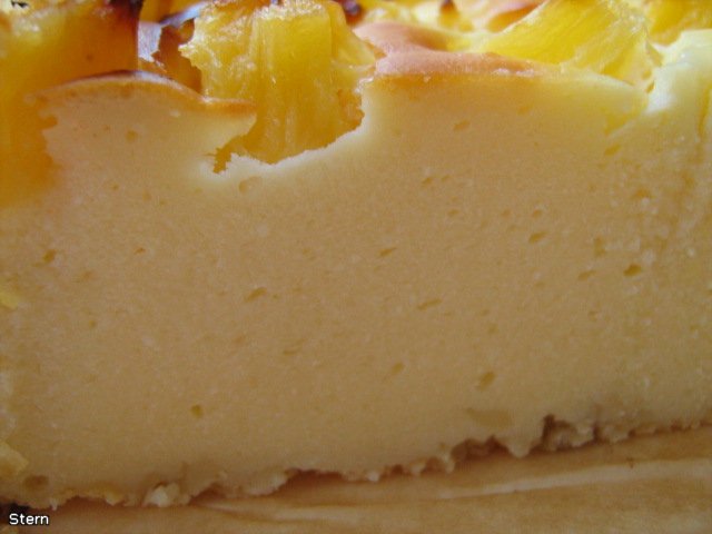 فطيرة الجبن بالفاكهة بدون عجين