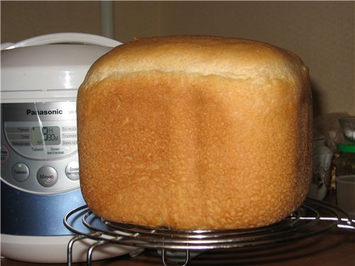 Pane di frumento con pasta fredda (macchina per il pane)