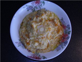 Porridge di miglio con zucca