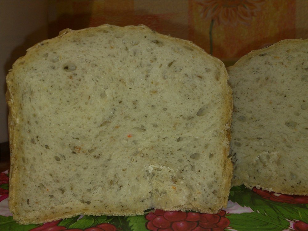 Wheat bread Italian motives