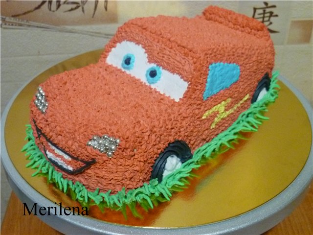 Pasteles basados ​​en los dibujos animados Cars